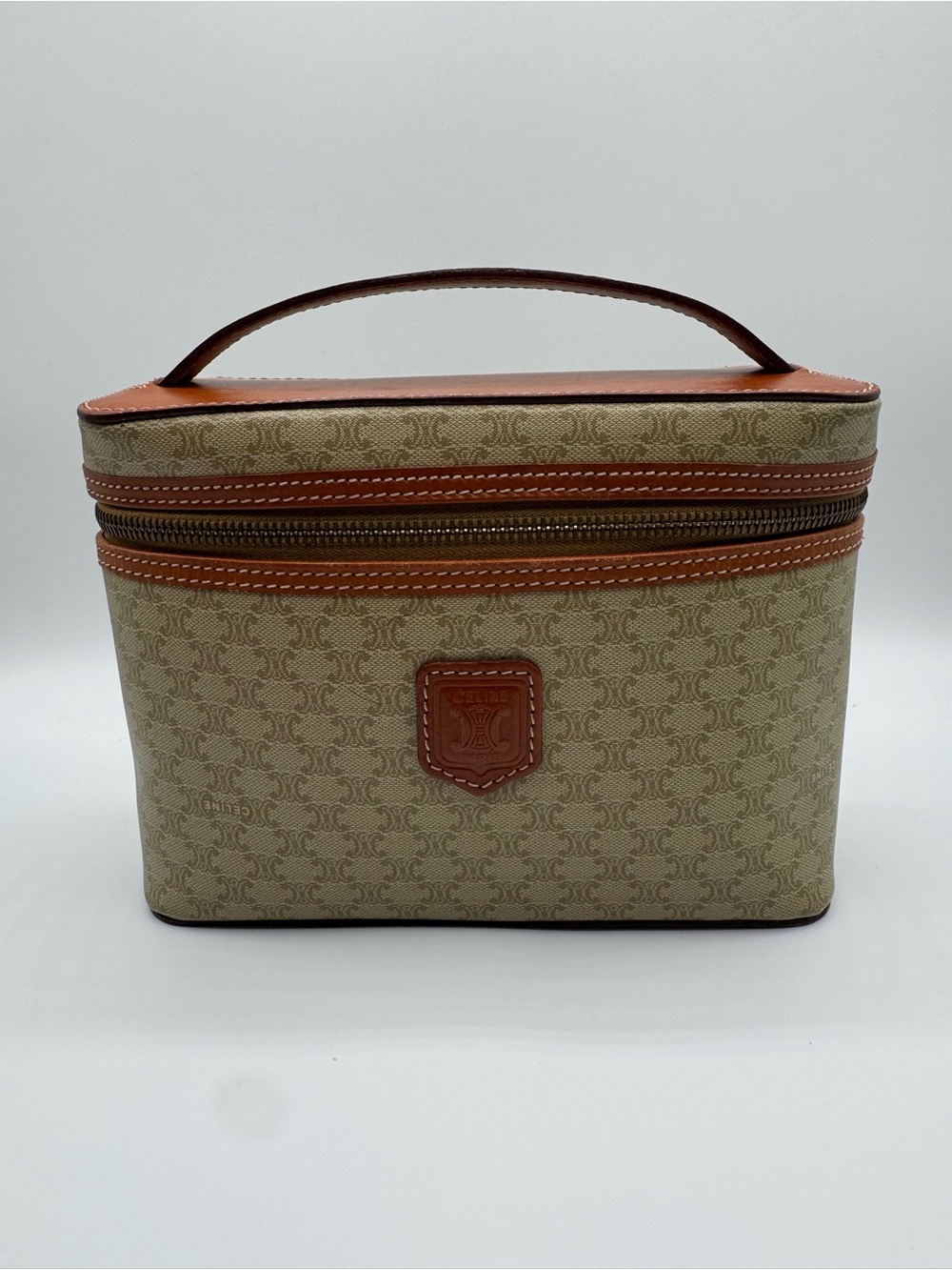 Vintage Celine Macadam Vanity Bag